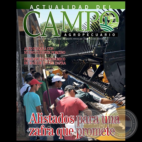 CAMPO AGROPECUARIO - AÑO 16 - NÚMERO 187 - ENERO 2017 - REVISTA DIGITAL